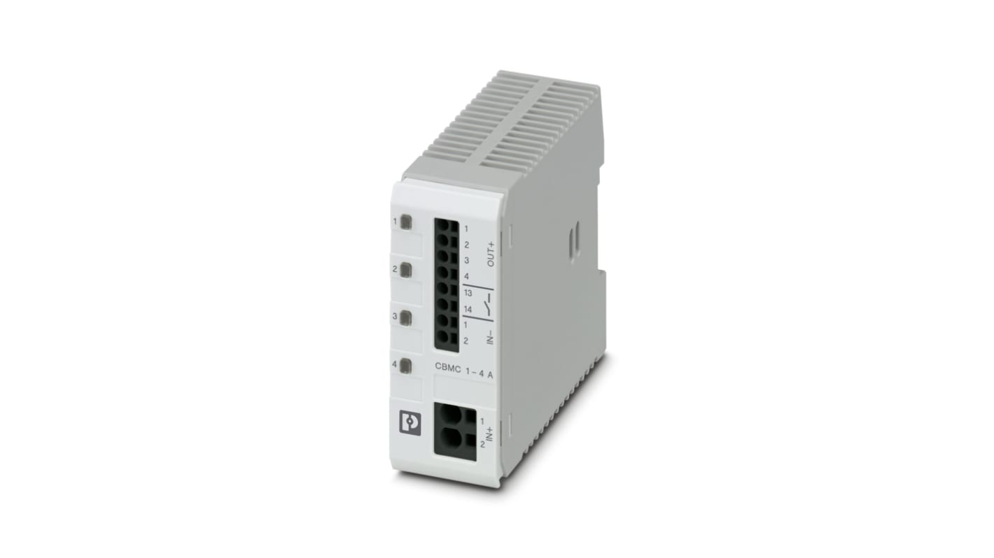 Phoenix Contact Electronic Device Circuit Breaker Electronic Circuit breaker 10A 24V CBMC, 1 channels , DIN Rail Mount