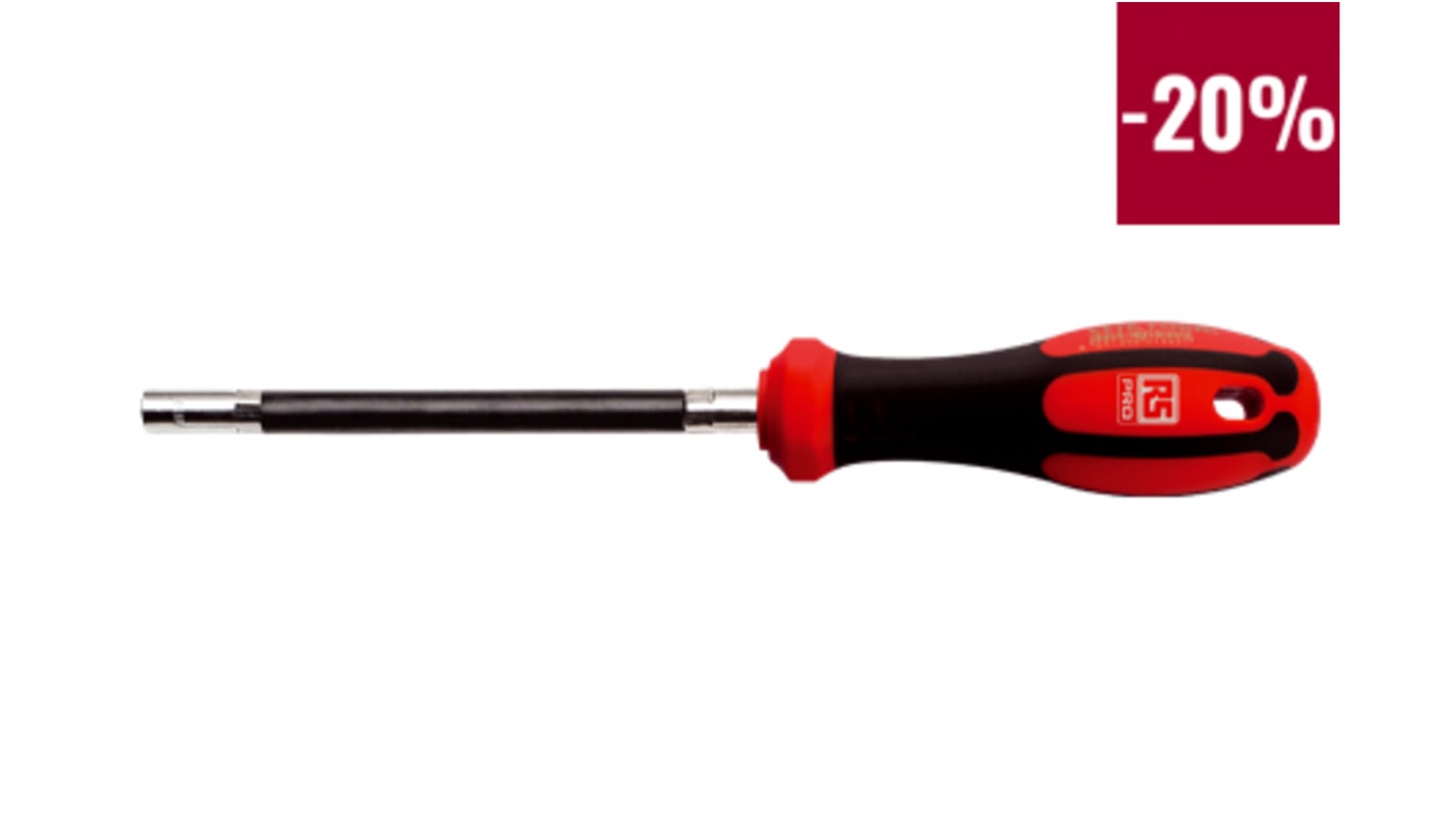 RS PRO Hexagon Nut Driver Set, 7mm Tip, 150mm Blade, 260mm Overall RS
