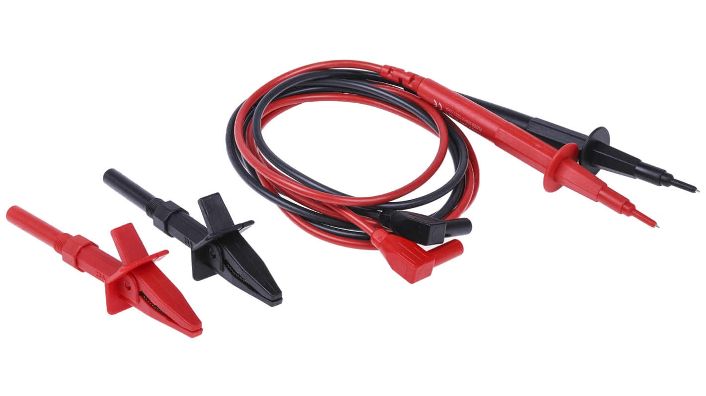 RS PRO Fused Test Lead Kit, CAT III RS
