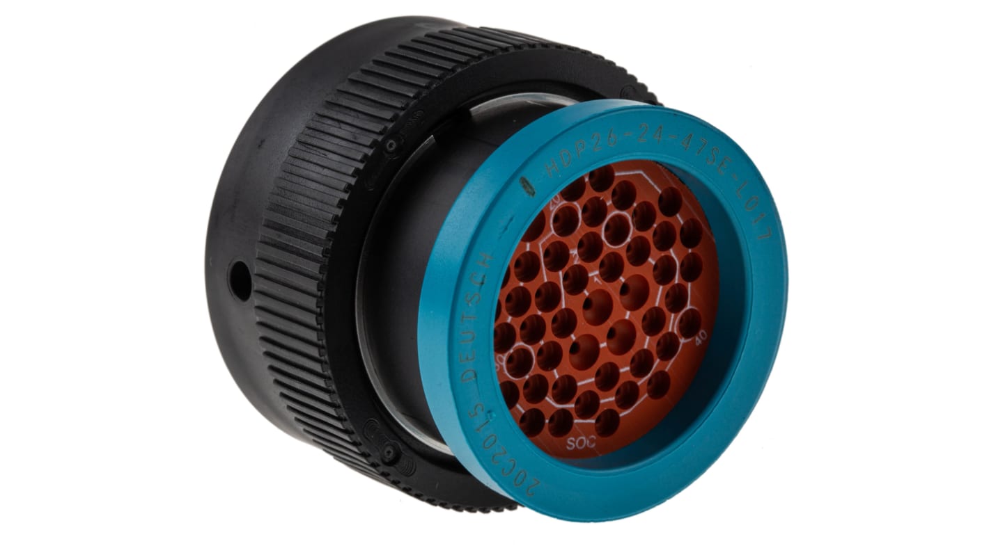 HDP262447SEL017 Deutsch Circular Connector, 47 Contacts, Cable