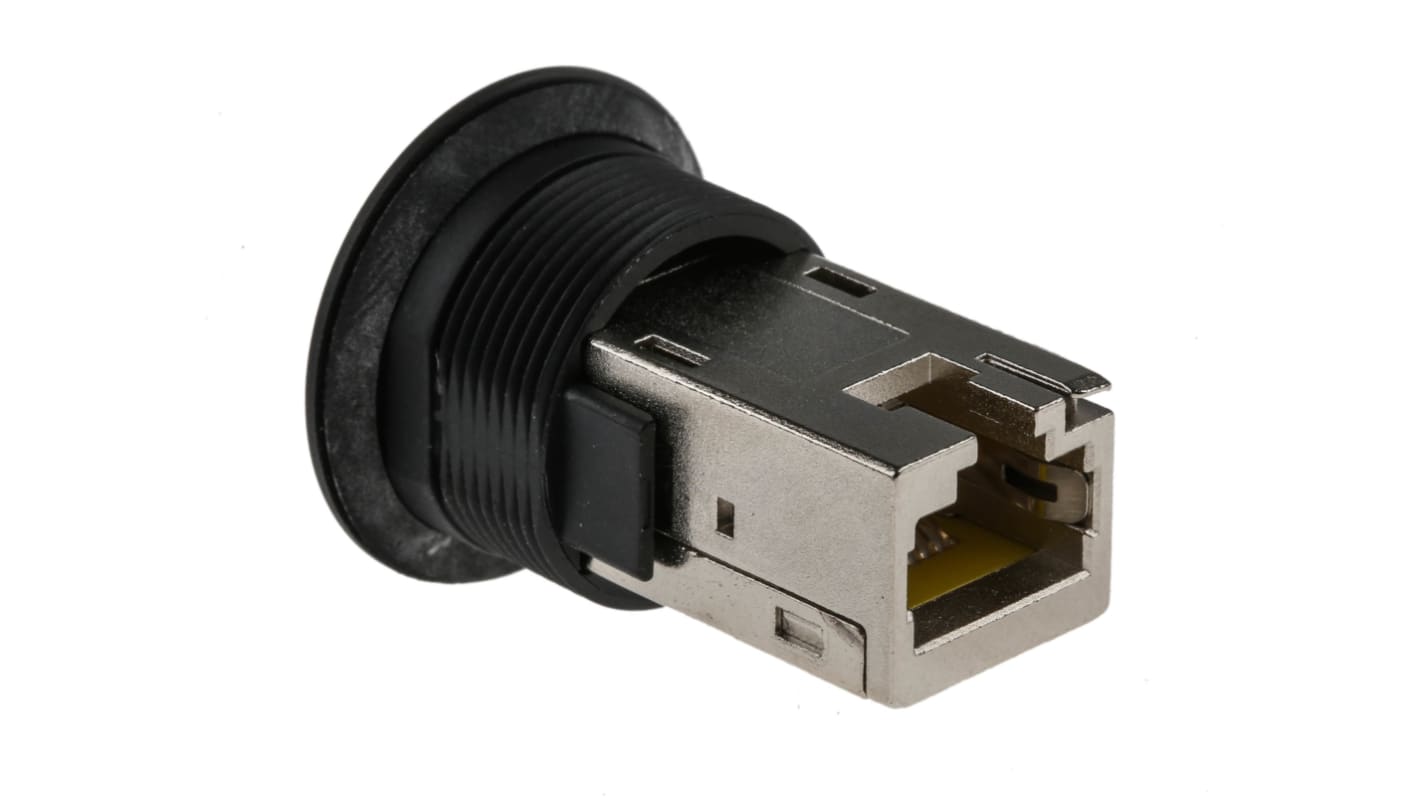 Connettore RJ45 Femmina Schneider Electric, Montaggio a pannello