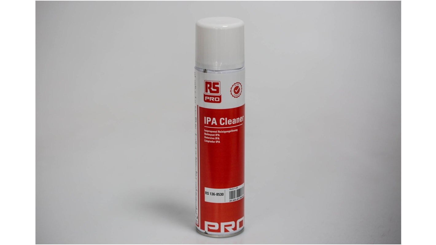 RS PRO, Typ Isopropylalkohol Isopropanol für Elektronik Anwendungen, Spray, 400 ml