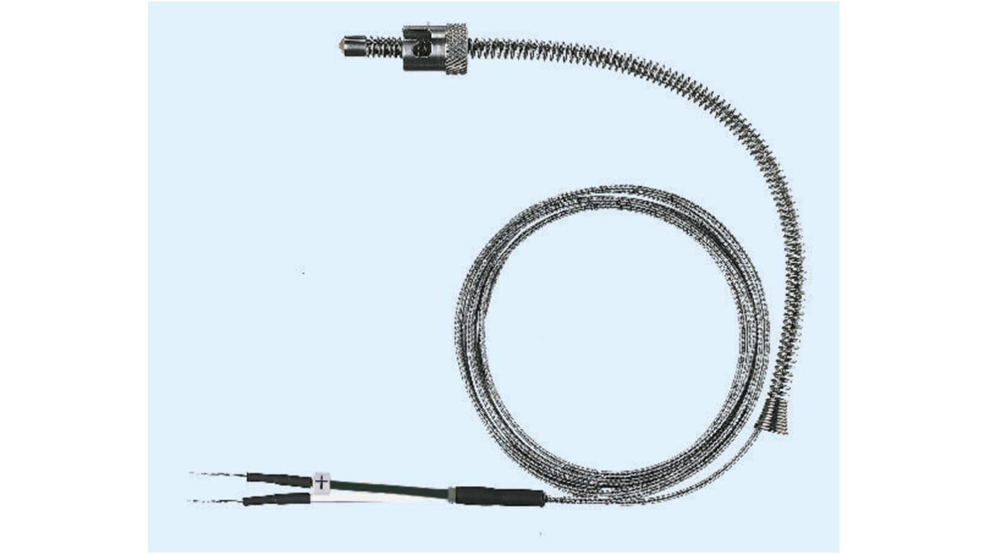 Termopar tipo J 8888, Ø sonda 6mm x 170mm, temp. máx +750°C, cable de 2m, conexión Cable