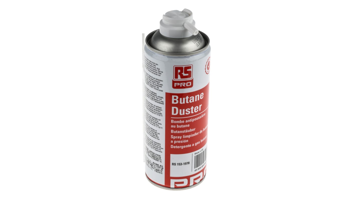 Gaz dépoussiérant RS PRO 400 ml Butane inflammable