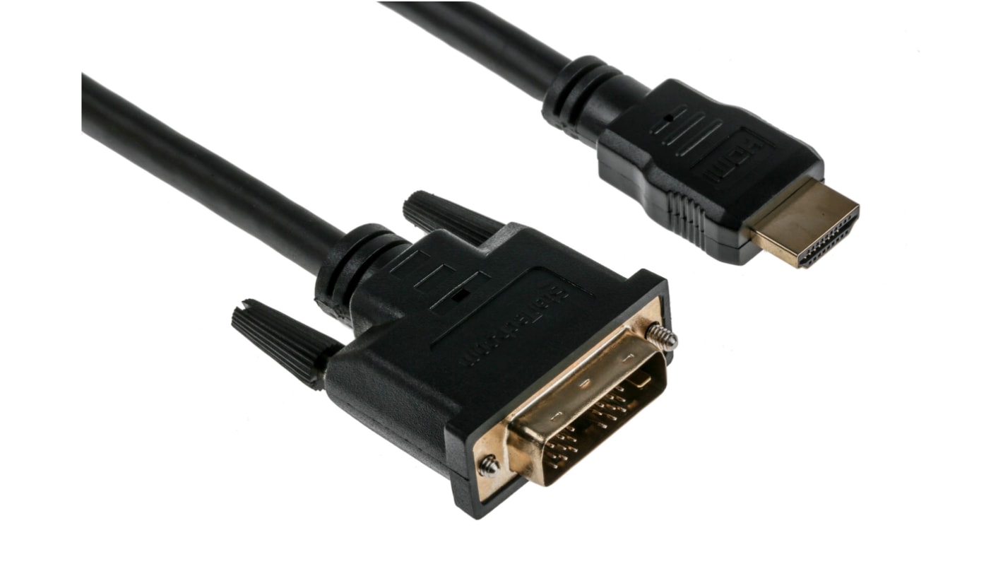 StarTech.com 1920 x 1200 Male HDMI to Male DVI-D Single Link  Cable, 1m