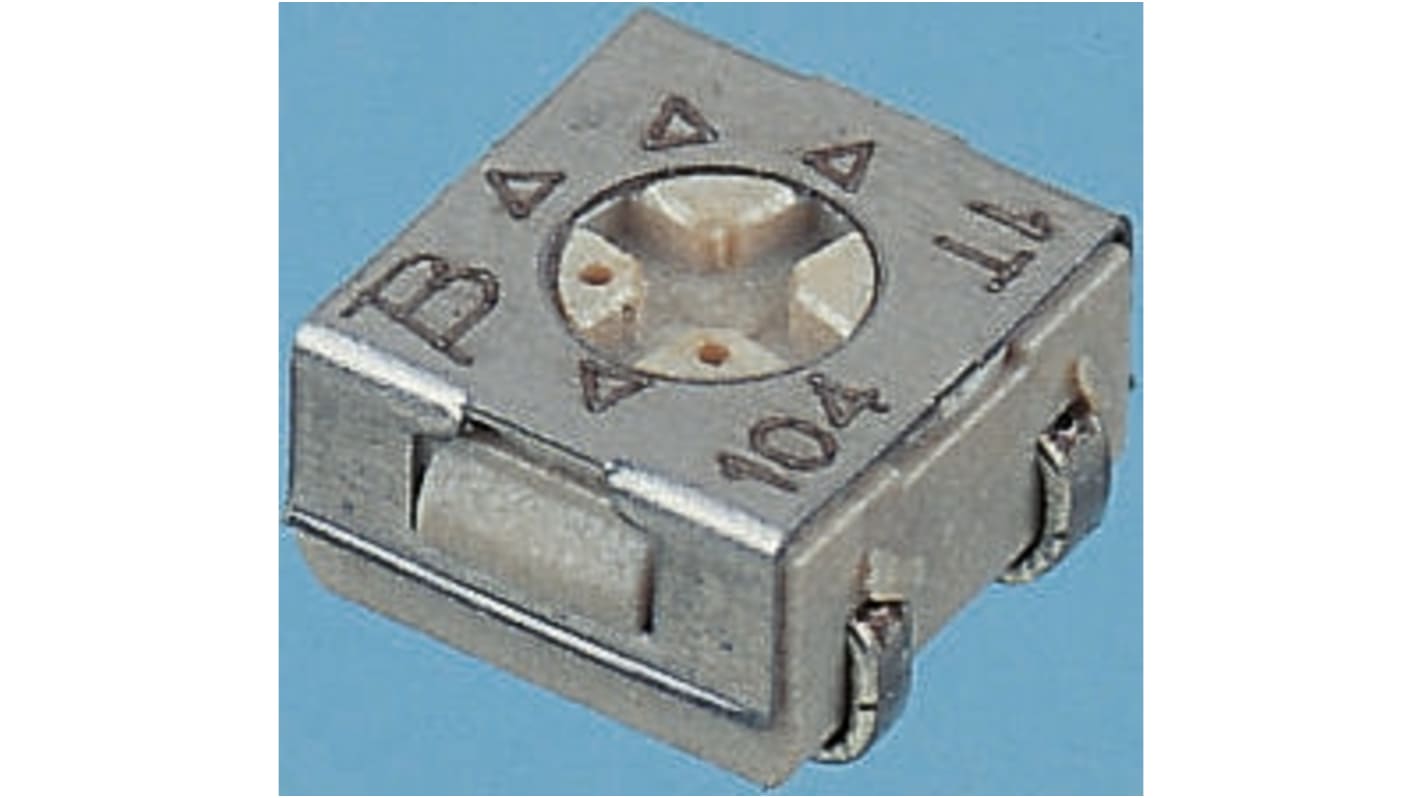 200kΩ, SMD Trimmer Potentiometer 0.25W Top Adjust Bourns, 3314