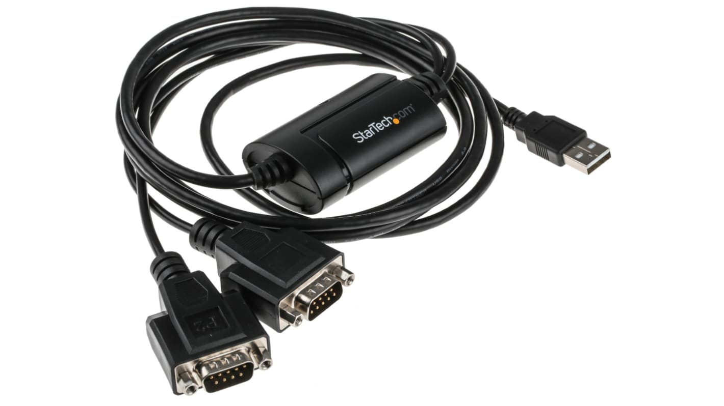 StarTech.com インターフェースコンバータ コネクタA:USB A /B:DB-9 ICUSB2322F