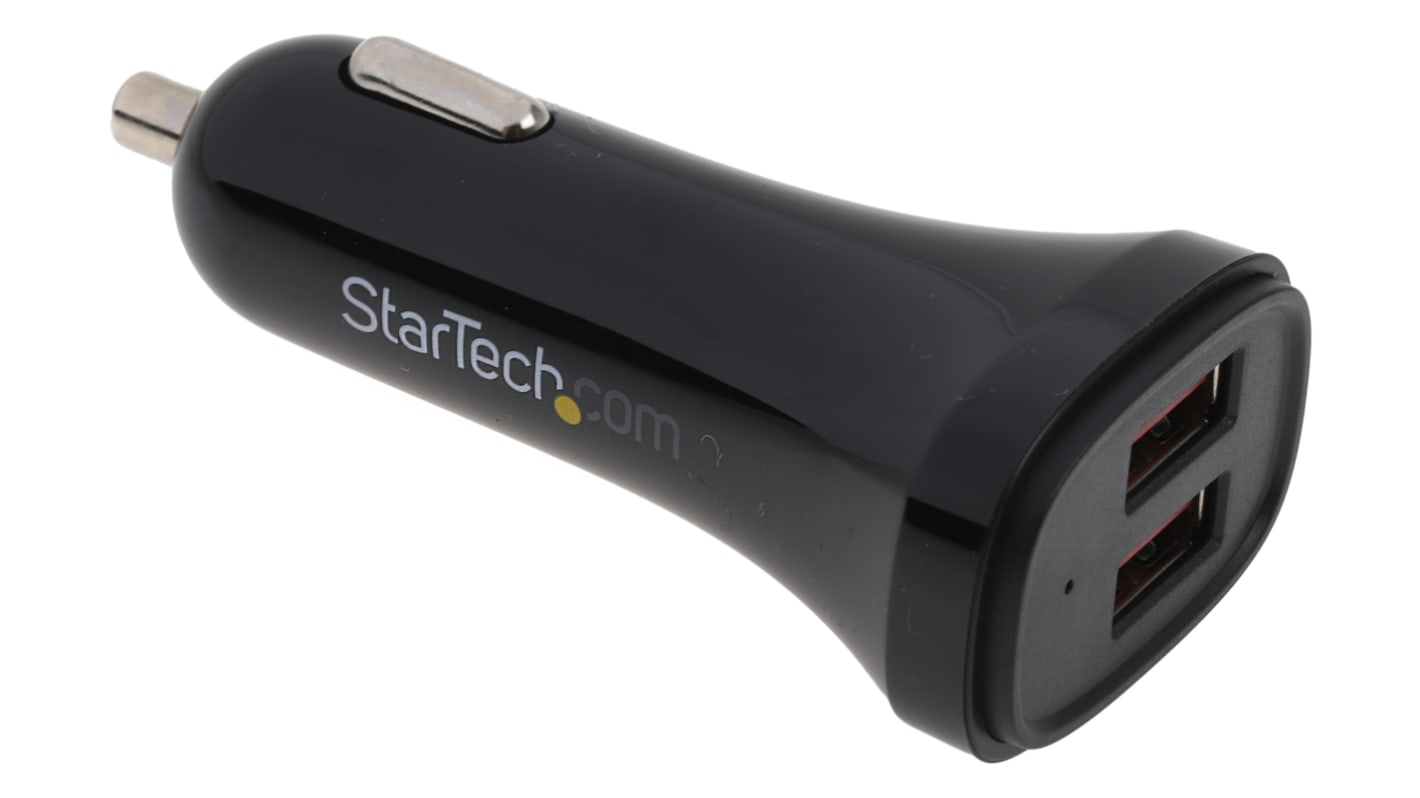 StarTech.com Car Charger, 12 → 24V dc Input, 5V dc Output, 2.4A