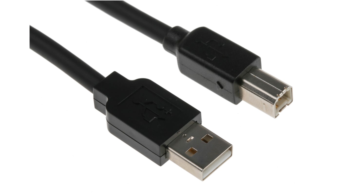 Cable USB 2.0 Startech, con A. USB A Macho, con B. USB B Macho, long. 15m, color Negro