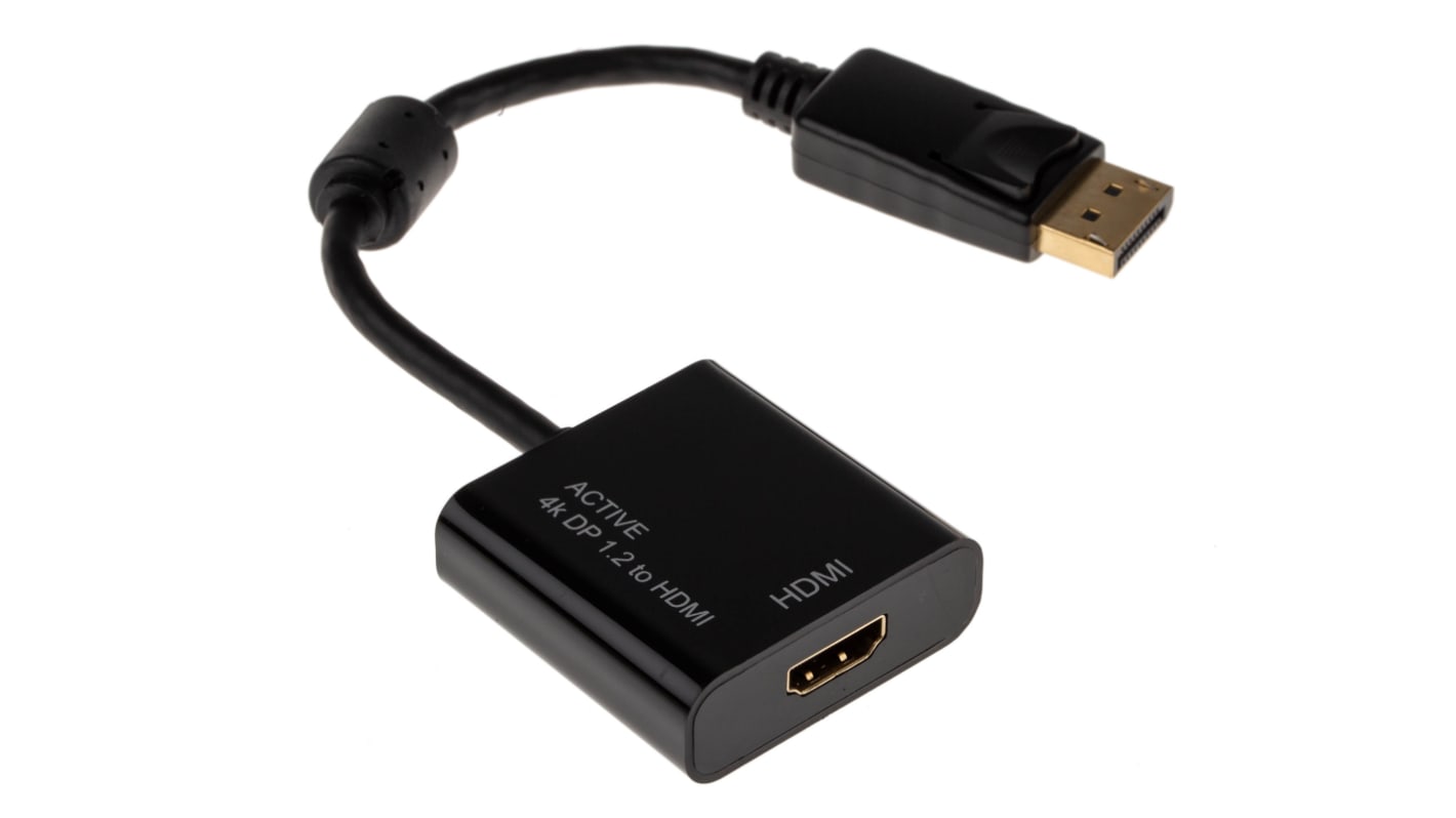RS PRO HDMI Adapter, Male DisplayPort to Female HDMI RS