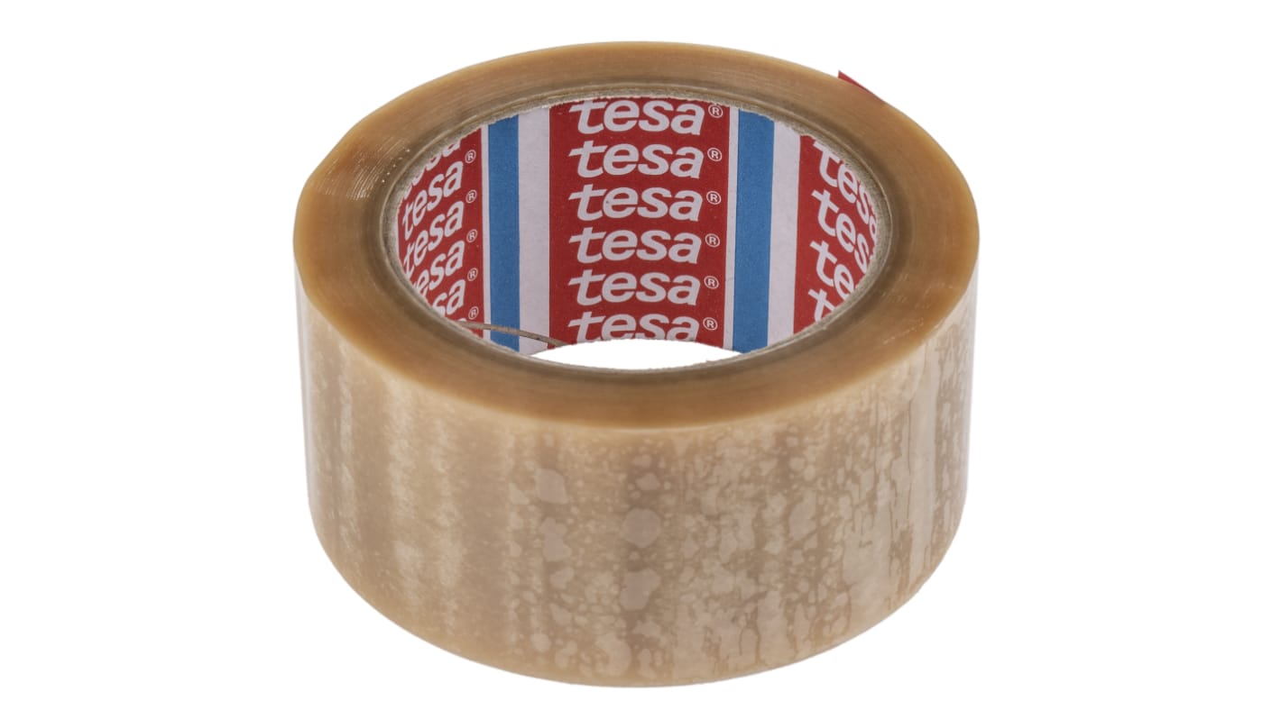 Tesa 4124 Transparent Packing Tape, 66m x 50mm