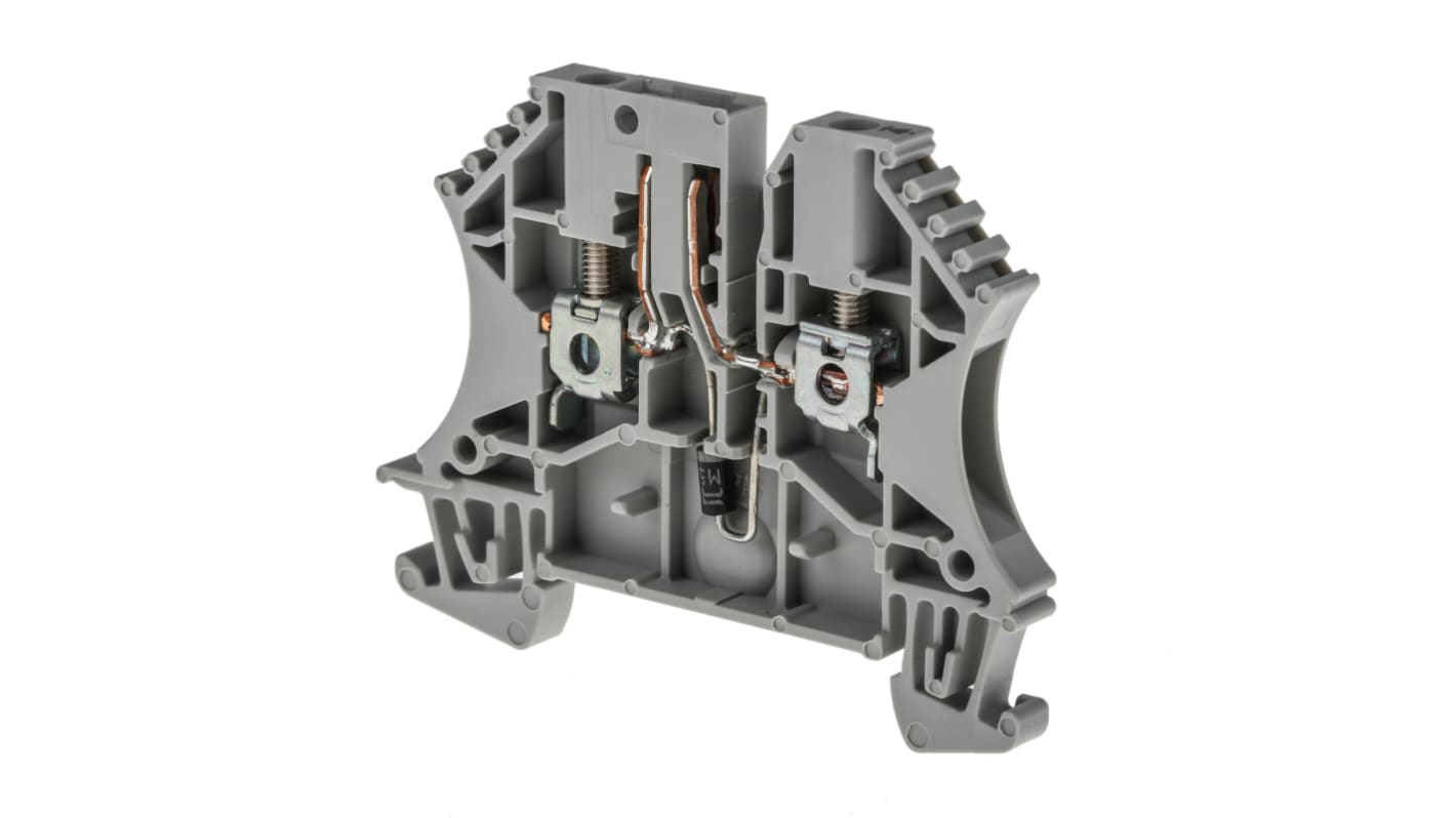 Bornier enfichable Rockwell Automation 1492-J3, 2 pôles , 2.5mm, Enfichable, 20A