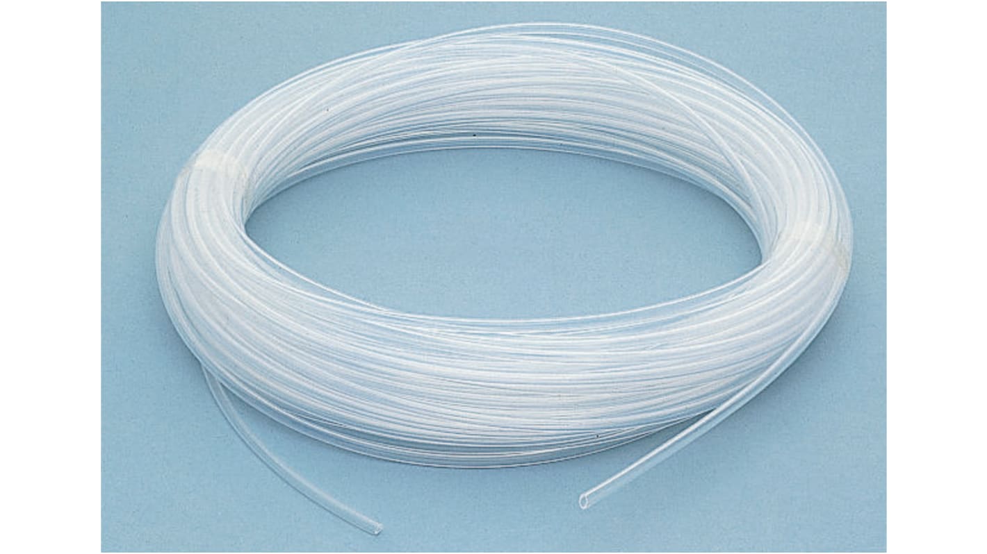 Legris 1025T Flexible Tube, FEP, 6mm ID, 8mm OD, Clear, 25m