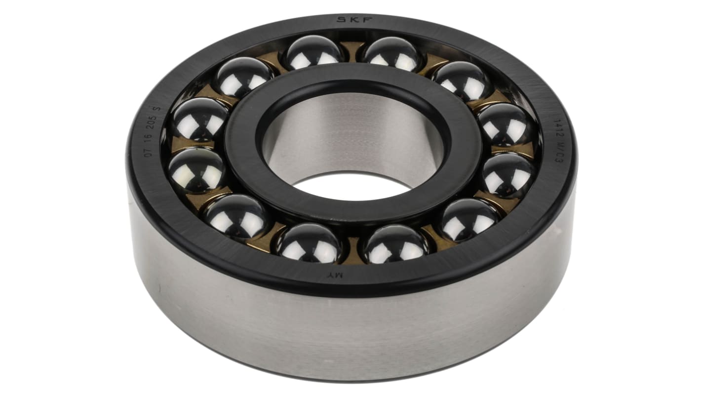 SKF 1412 M/C3 Self Aligning Ball Bearing Open Type 60mm I.D, 150mm O.D