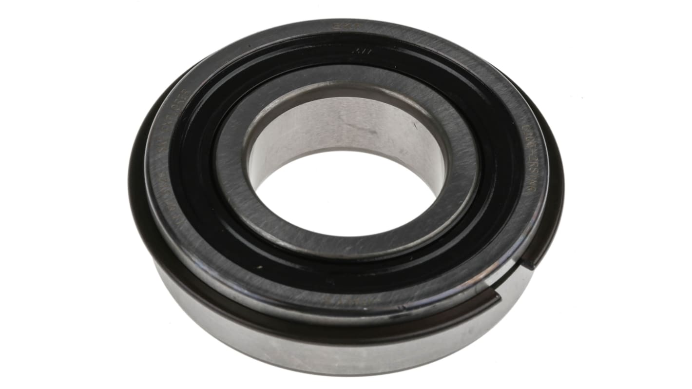 SKF 6206-2RS1NR Single Row Deep Groove Ball Bearing- Both Sides Sealed 30mm I.D, 62mm O.D