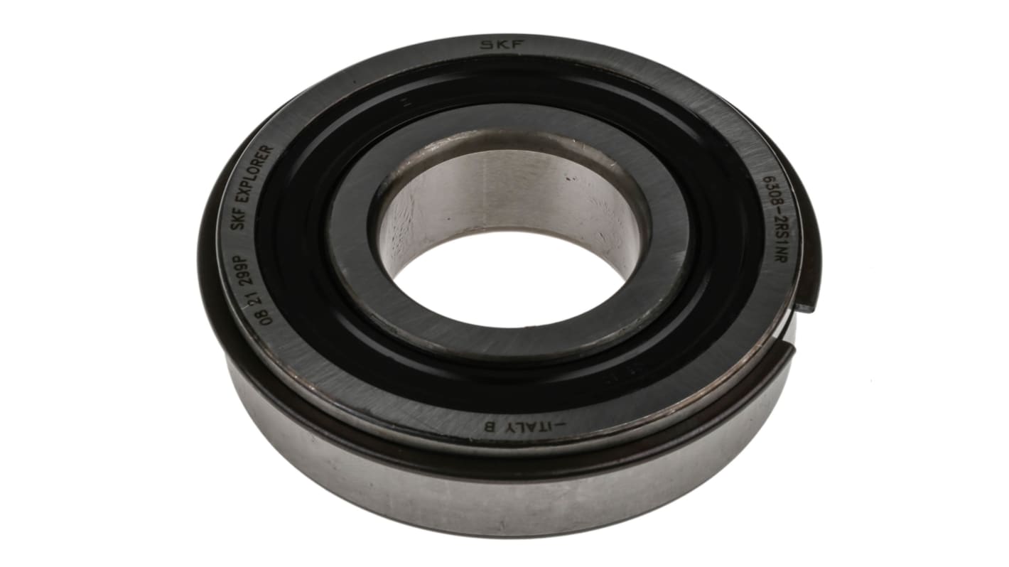 SKF 6308-2RS1NR Single Row Deep Groove Ball Bearing- Both Sides Sealed 40mm I.D, 90mm O.D