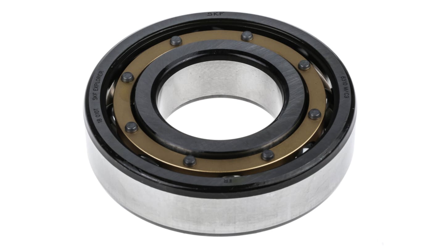 SKF 6310 M/C3 Single Row Deep Groove Ball Bearing- Open Type 50mm I.D, 110mm O.D