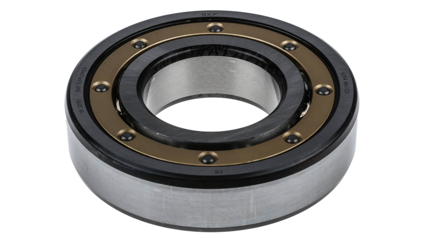 SKF 6314 MA/C3 Single Row Deep Groove Ball Bearing- Open Type 70mm I.D, 150mm O.D