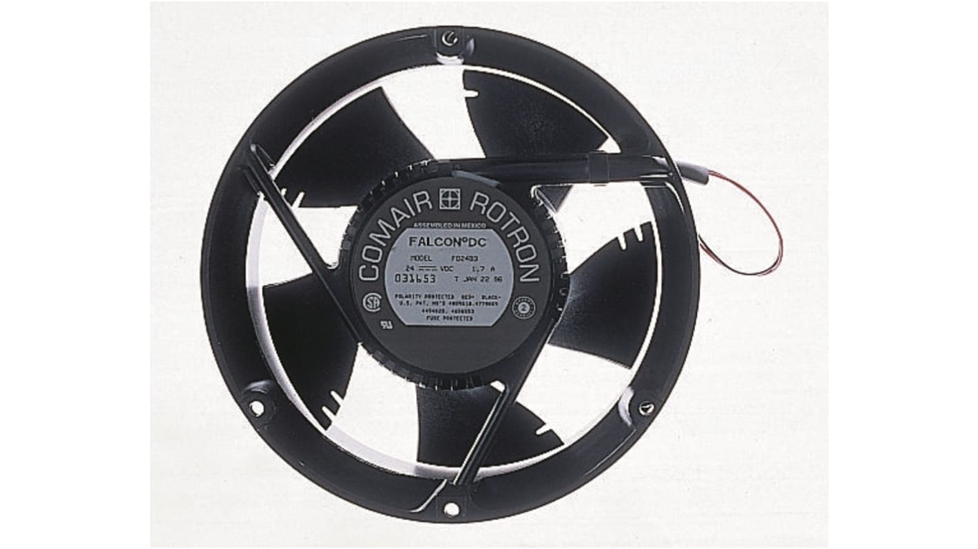 Round axial fan,509.6cu.m/h 230Vac