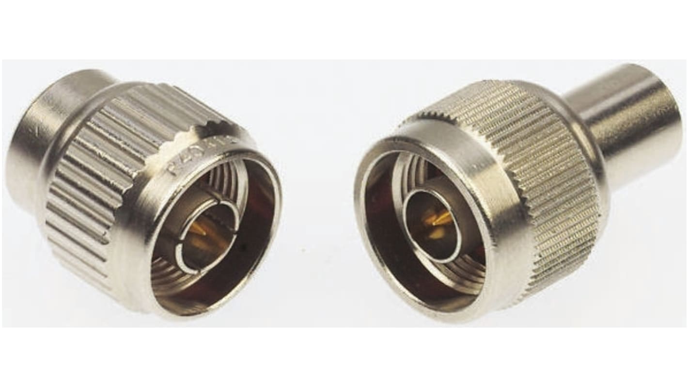 Radiall 50Ω Straight N RF Terminator, 0 → 12.4GHz, 1W Average Power Rating