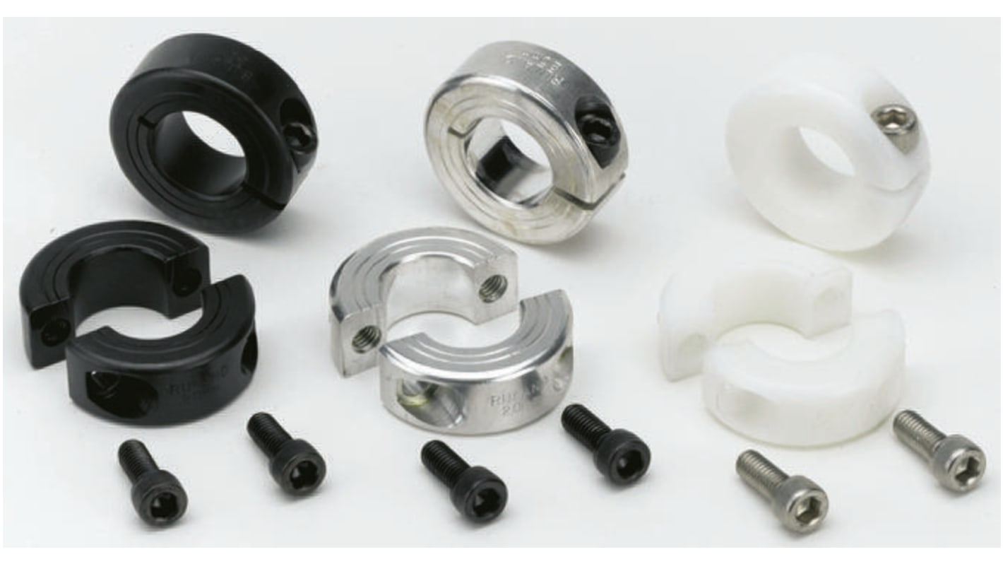 MCL16F Ruland Collar One Piece Clamp Screw, Bore 16mm, OD 34mm, W