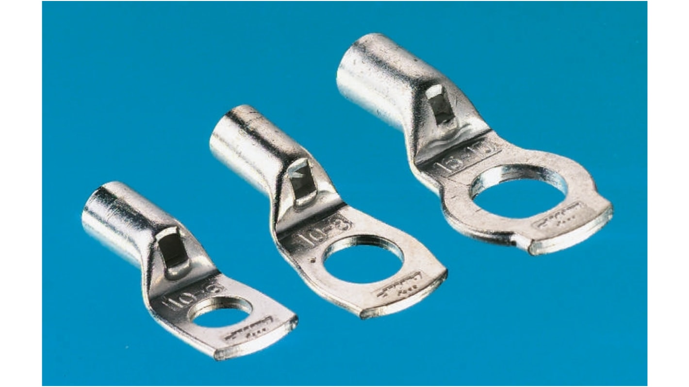 7195531 TE Connectivity Uninsulated Crimp Ring Terminal, 3.5mm Stud