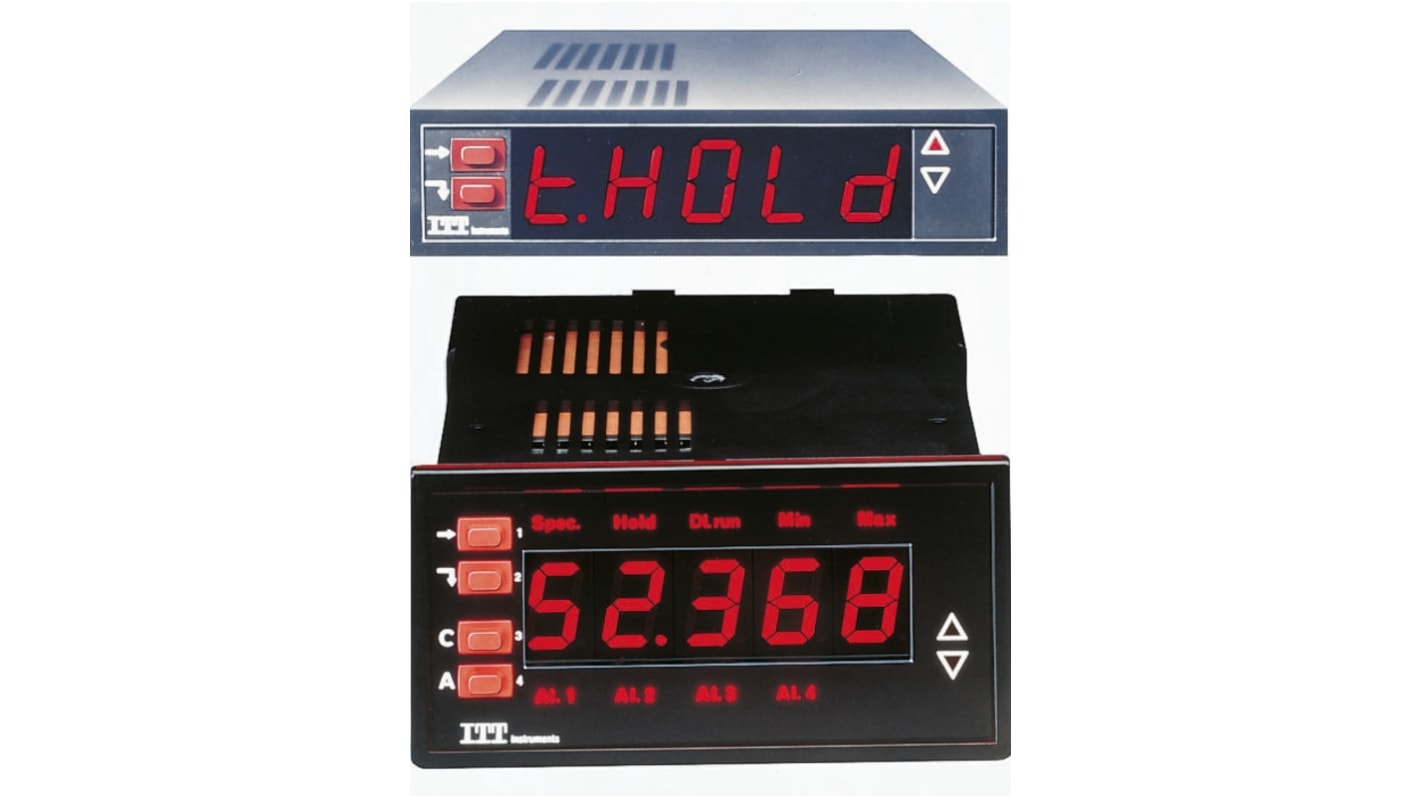 GILGEN Muller & Weigert LED Digital Panel Multi-Function Meter for Current, Temperature, Voltage, 45.5mm x 92mm