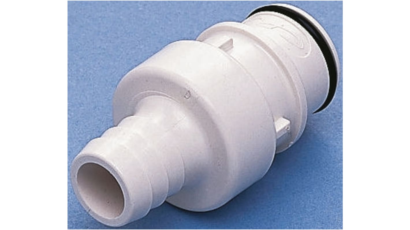 Colder Products Hose Connector, Straight Hose Tail Coupling 1/2in ID, 8.6 bar