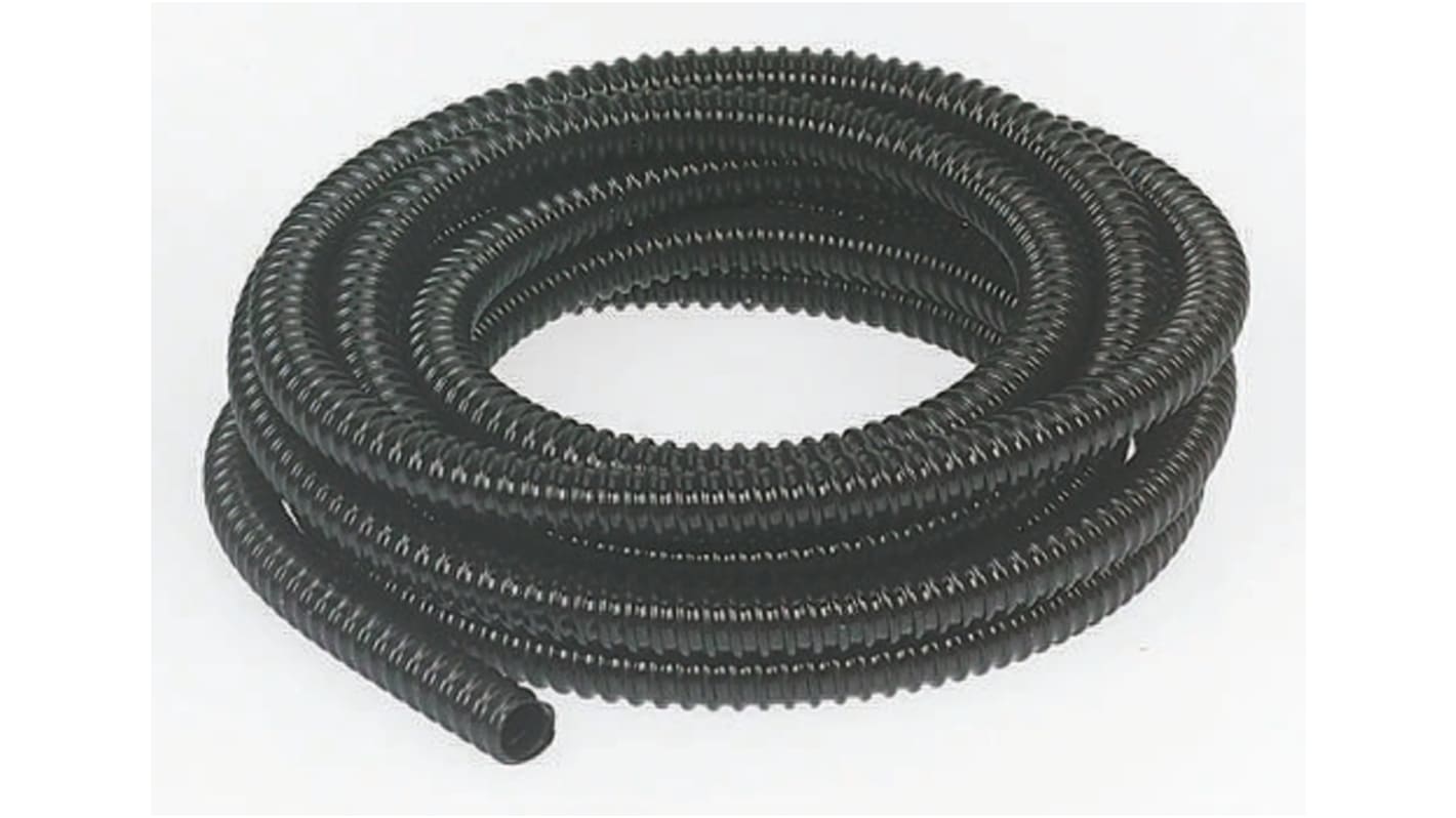 Tubo flexible reforzada RS PRO de PVC Negro, long. 30m, Ø int. 38mm, para Agua