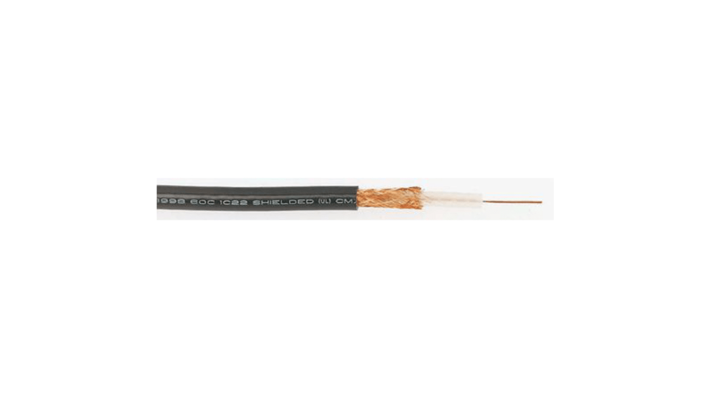 Belden 9244 Series SDI Coaxial Cable, 152.4m, RG59/U Coaxial, Unterminated