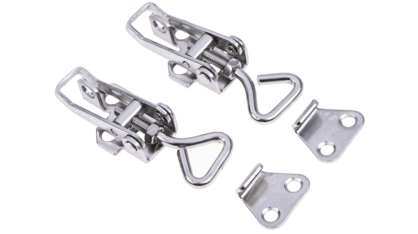 RS PRO Stainless Steel Toggle Latch, 75 x 26.5 x 16.5mm