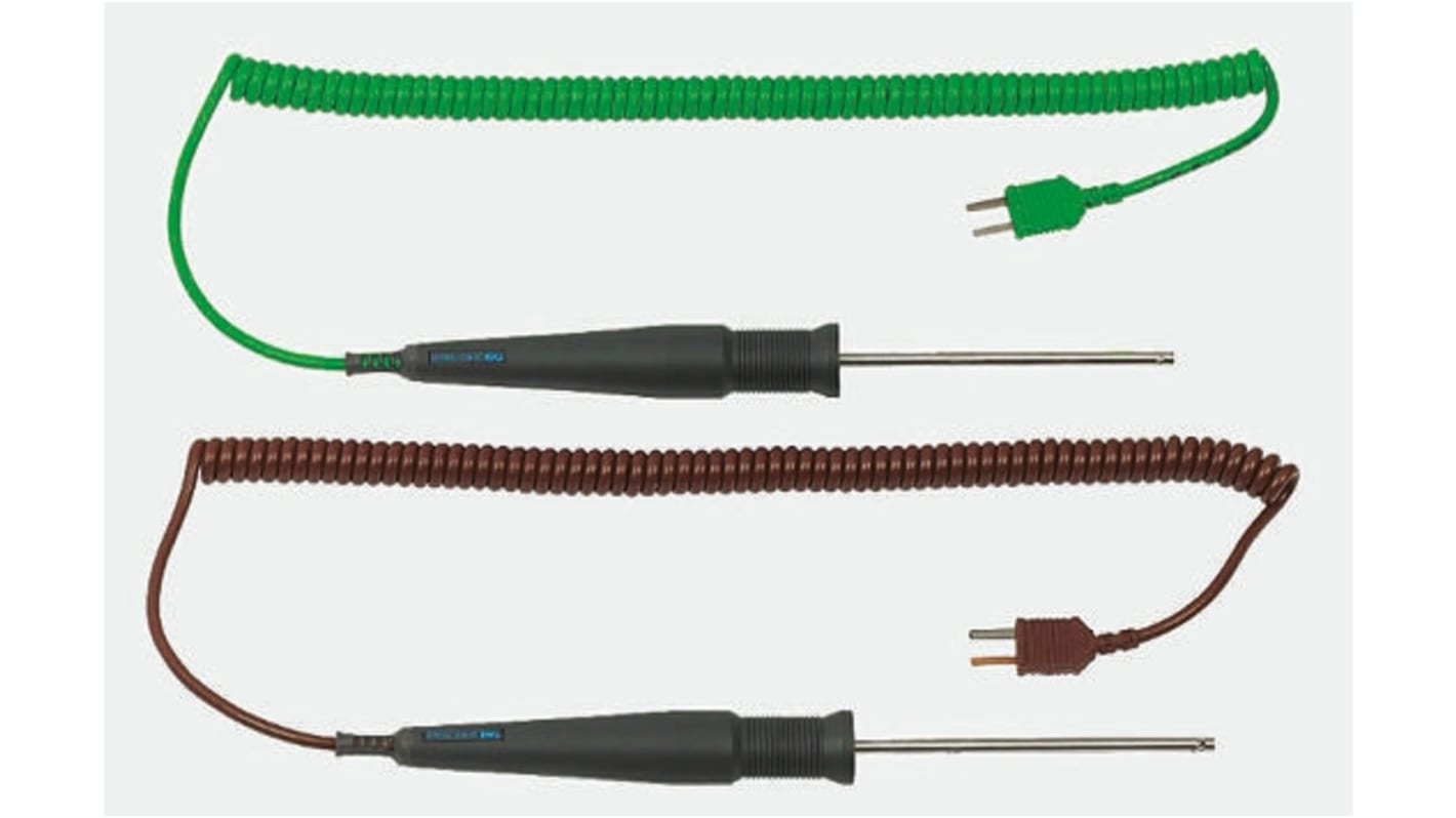 RS PRO K Air Temperature Probe, 110mm Length, 4mm Diameter, +750 °C Max, With SYS Calibration