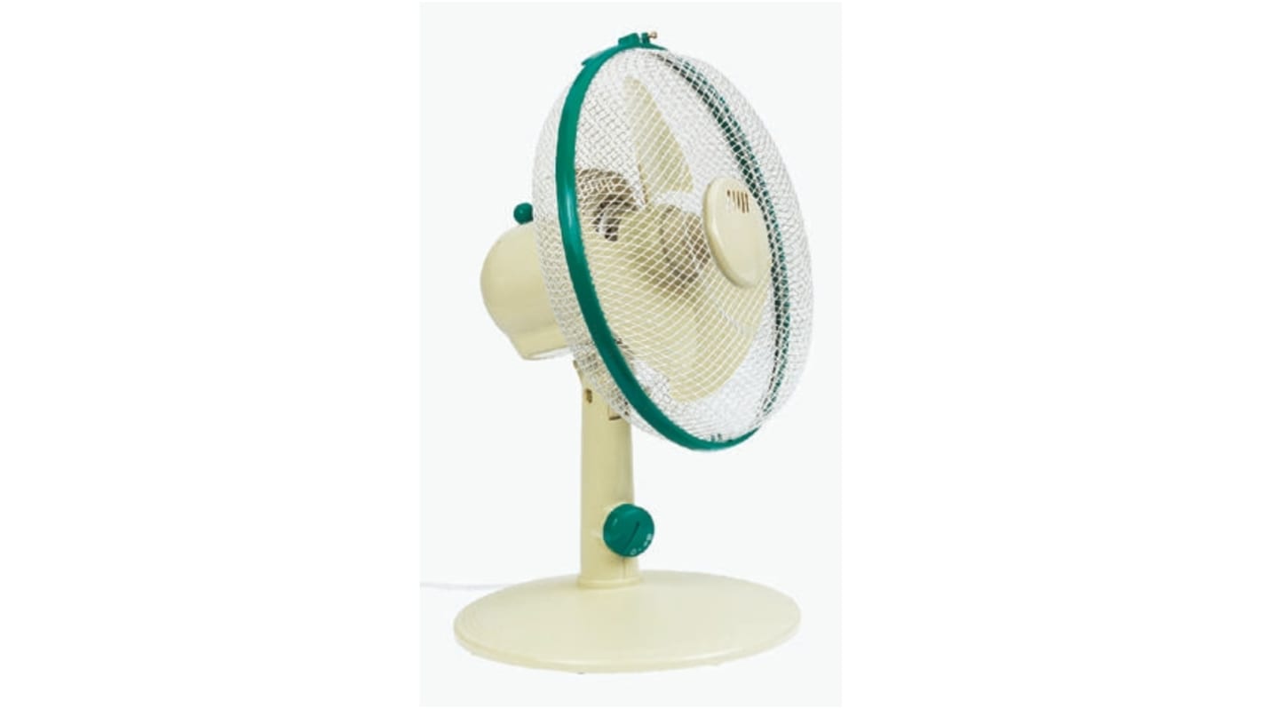 Ventilador de sobremesa con 3 velocidades, Ø 300mm, alim 230 V