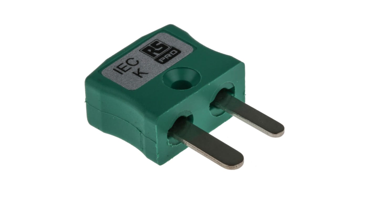 RS PRO, Miniature Size Thermocouple Connector for Use with Type K Thermocouple, IEC Standard