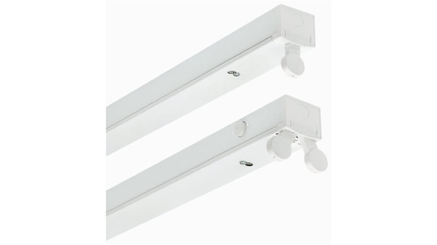 Aplique de Iluminación de Techos Crompton Lighting, , 230 Vac, 58 W, 1 tubo, Fluorescente, 1,538 m x 58 mm, IP20