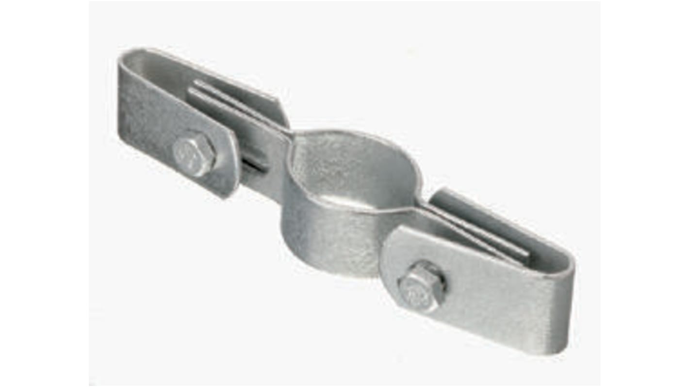 RS PRO Gusseisen Frontplatten-Clip, Rundrohr-System, Rohr-Ø 33.7mm