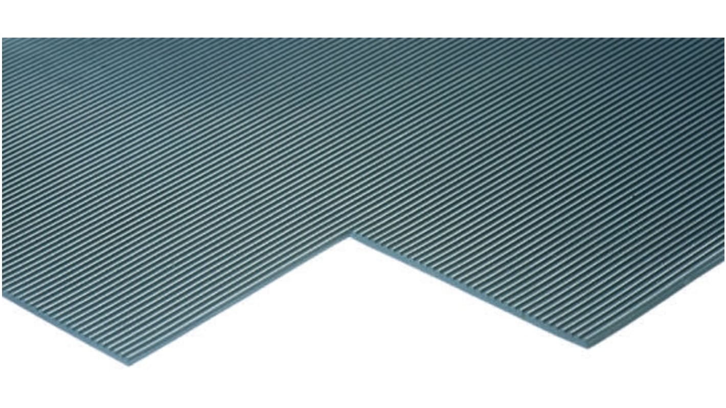 RR010030 Coba Europe COCArib Rubber AntiFatigue Mat, 900mm x 10m x