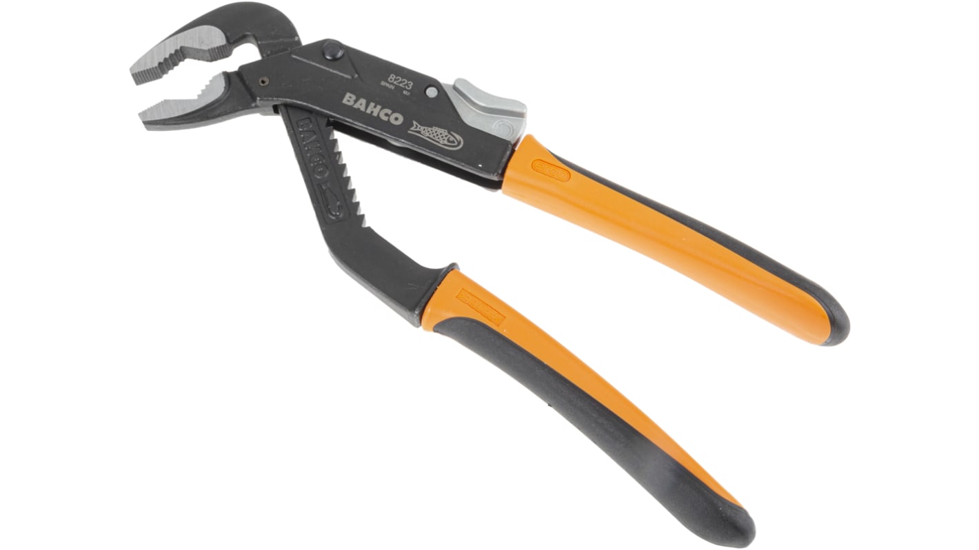 Bahco 8223 Water Pump Pliers, 210 mm Overall, 37.25mm Jaw RS