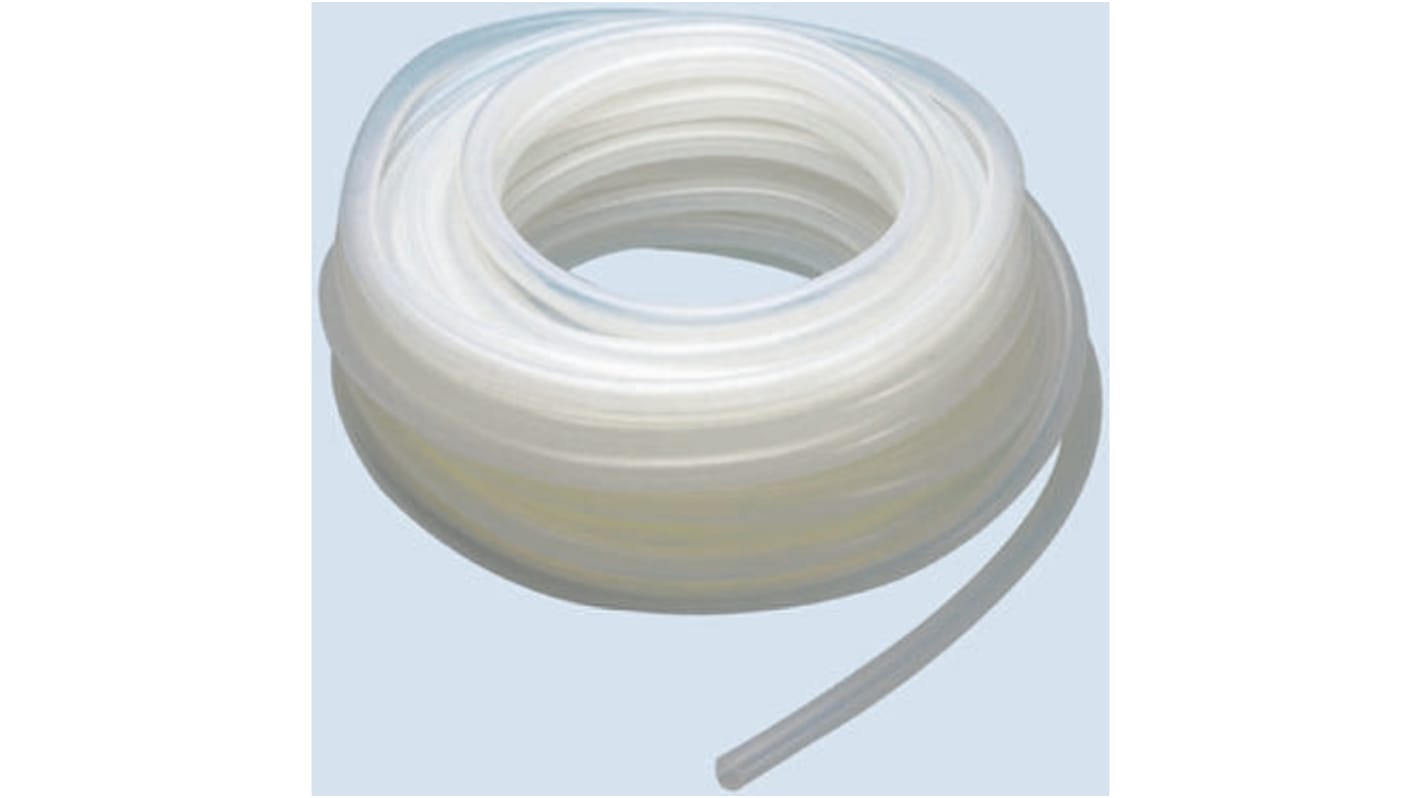 Tubo flexible Saint Gobain de Silicona Transparente, long. 25m, Ø int. 10mm, para Laboratorios