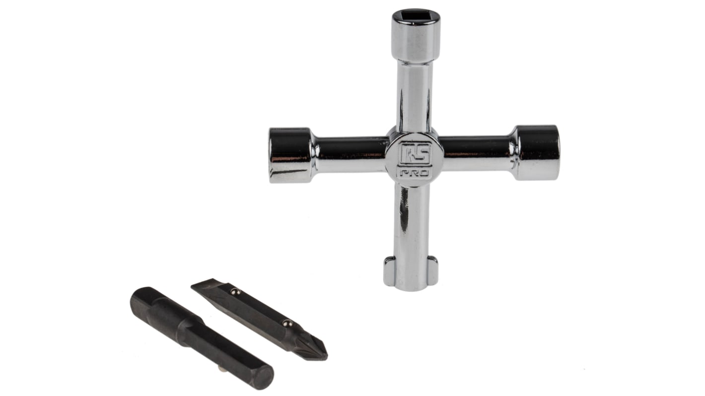 RS PRO Diecast Zinc 5way Control Key RS