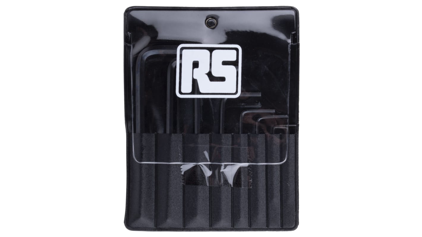 RS PRO 8 piece L Shape Metric Hex Key Set, 0.7 → 4mm