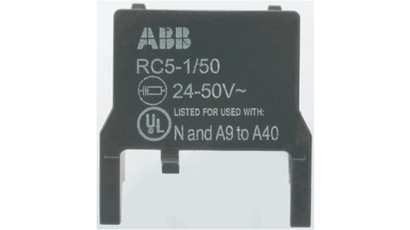 Supresor de transitorios ABB RV5, para uso con Serie NL