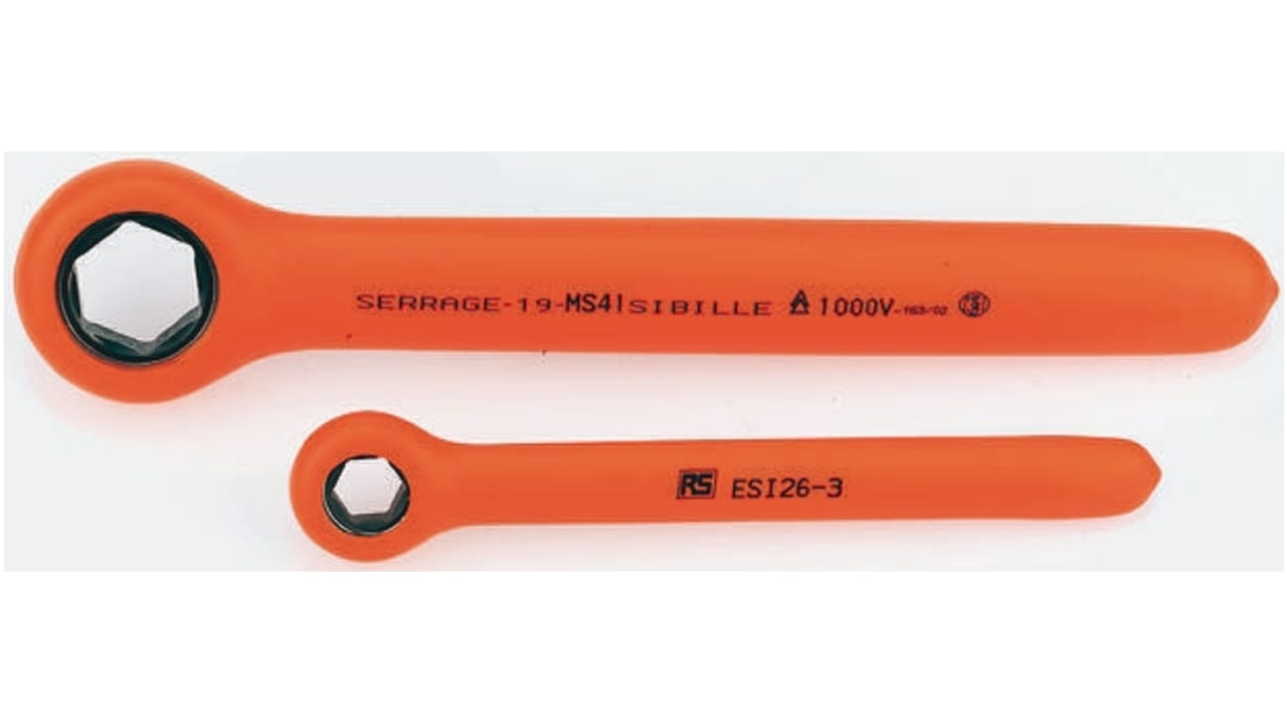 Penta Ratchet Ring Spanner, 19mm, Metric, VDE/1000V