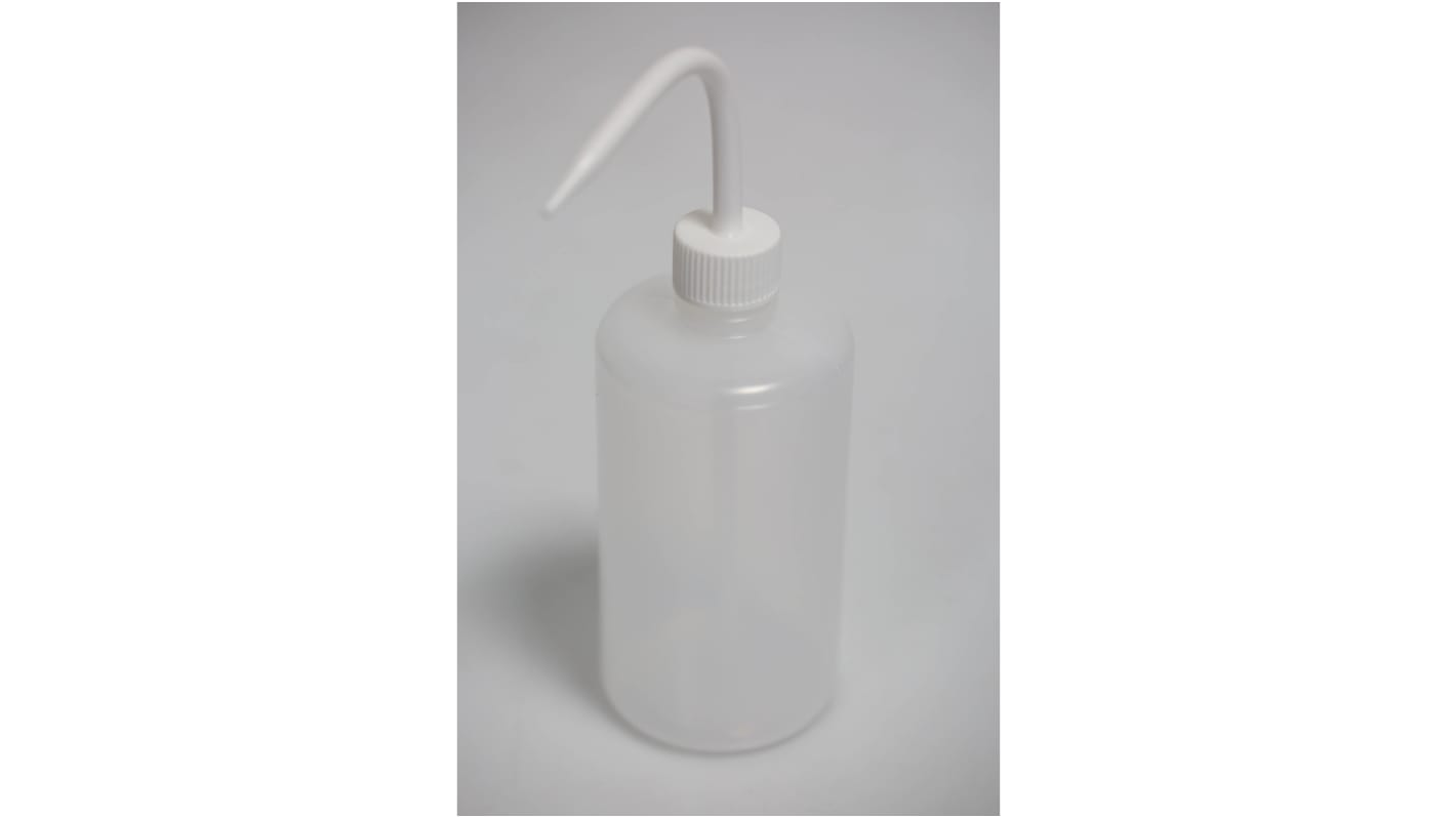 RS PRO 500ml LDPE Narrow Neck Wash Bottle