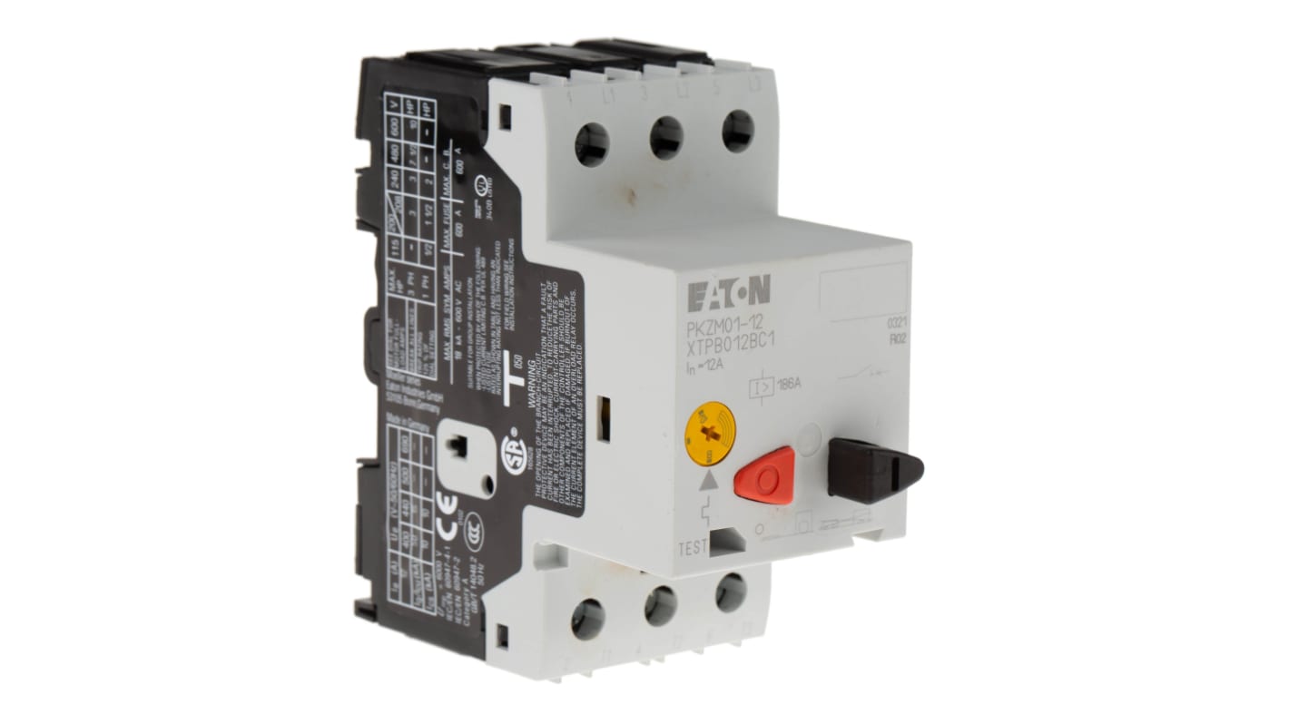 Eaton 10 → 12 A Motor Protection Circuit Breaker, 690 V ac