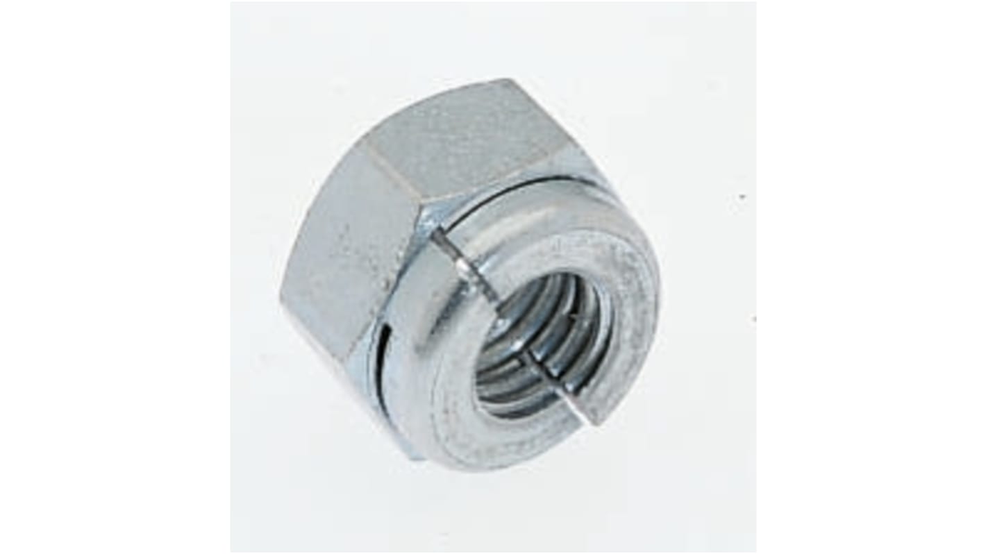 Aerotight, Bright Zinc Plated Steel Lock Nut, M12