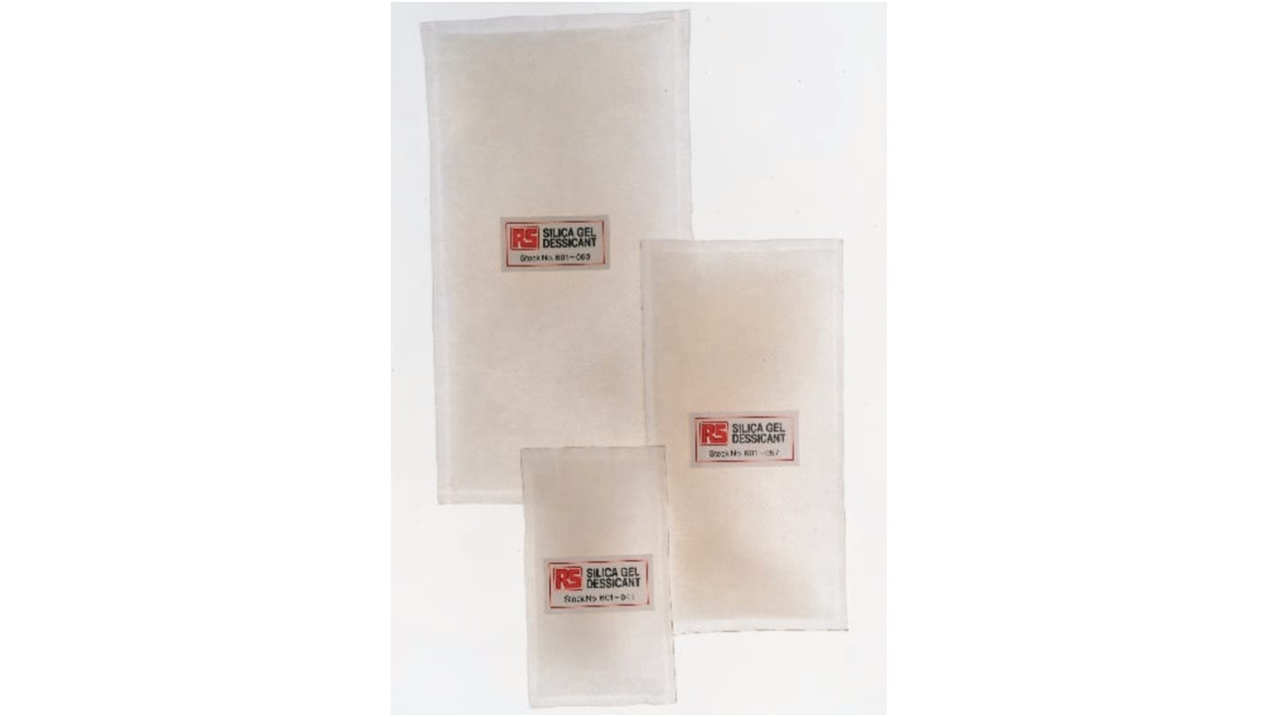 RS PRO Humidity Indicating Desiccator, Silica Gel, 10g