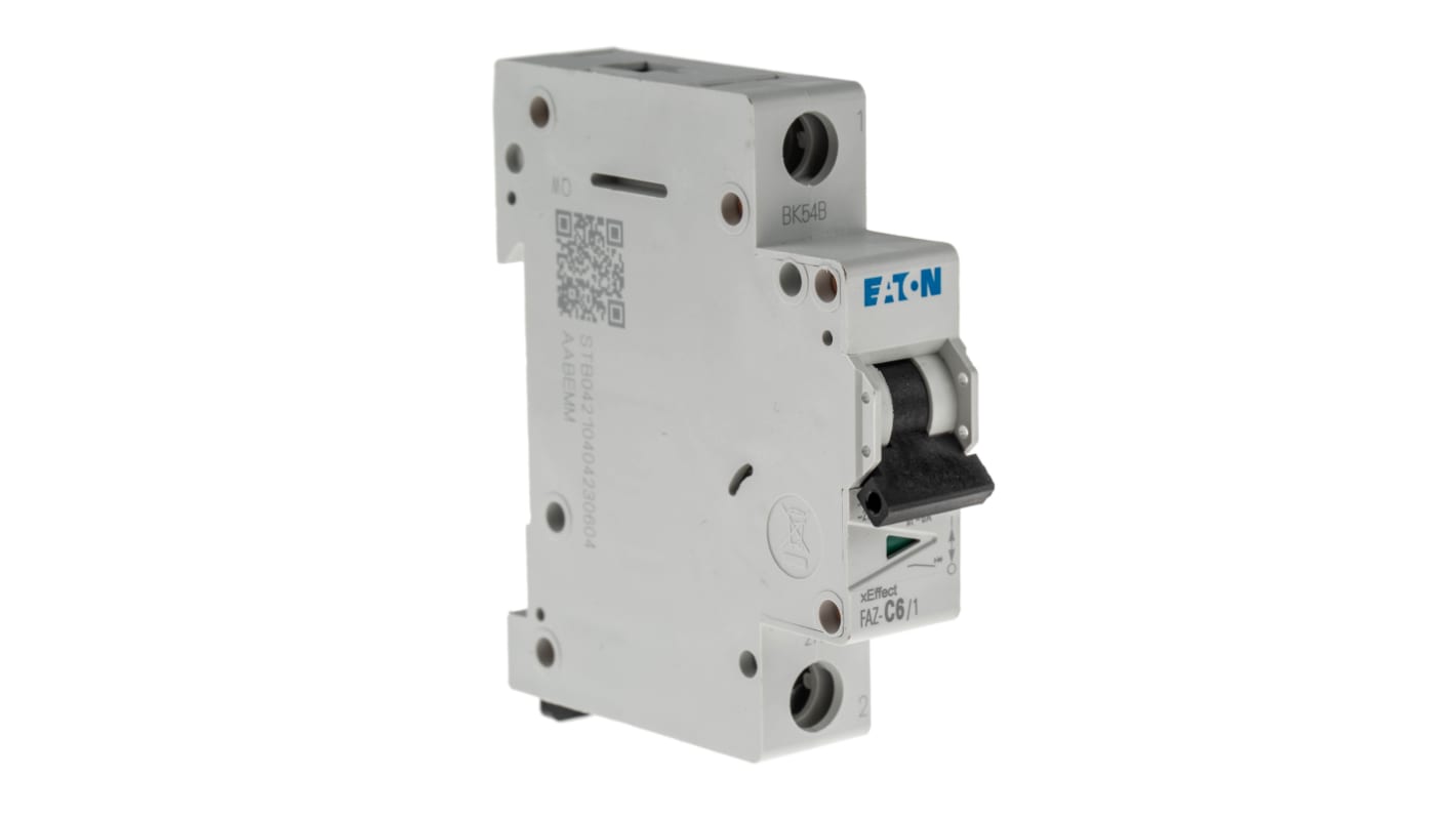 Eaton xEffect 6A Automatsikring, 1-polet Type C karakteristik