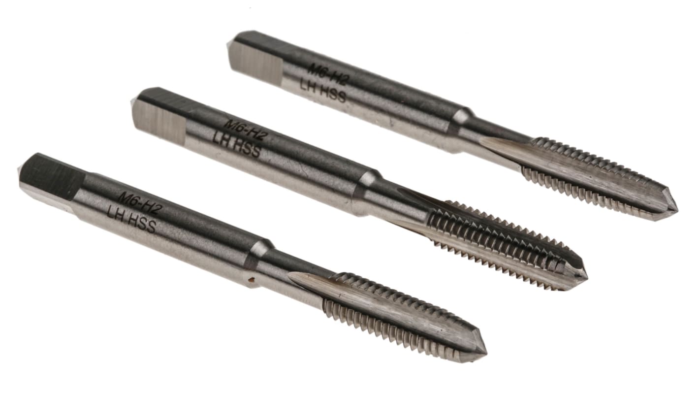 Maschio per filettatura RS PRO in HSS, M6, pezzi, passo Metrico 1.0mm RS