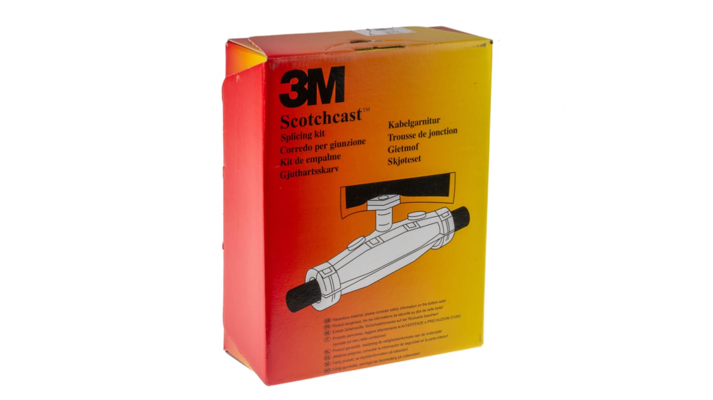 3M Resin Filled Cable Joint Kit, Straight Joint Type , 4 x 1.5 → 10mm²